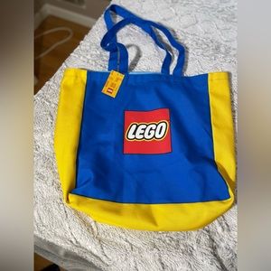 NWT LEGO VIP Reversible thick canvas tote